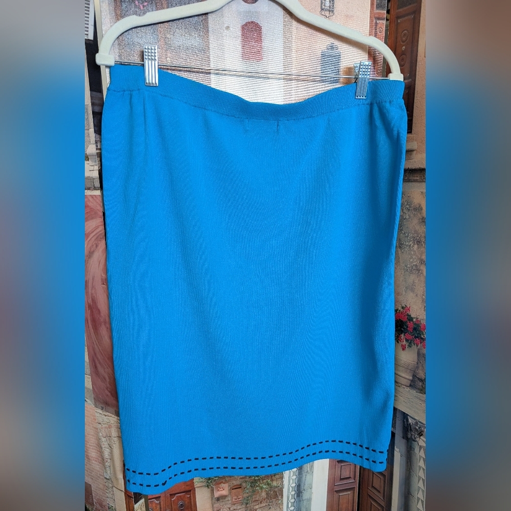 Elegant Blue Women's Skirt